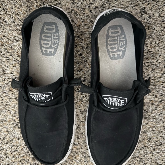 Hey Dude Shoes - Hey Dude Black Slip-On Loafers